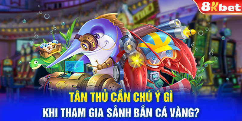 Tân thủ cần chú ý gì khi tham gia sảnh bắn cá vàng?