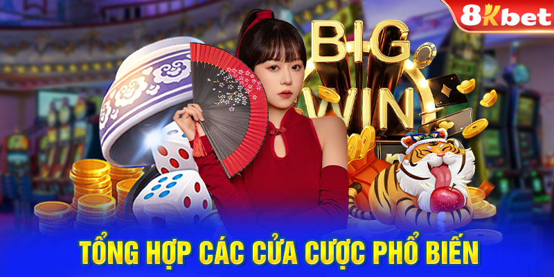 Tổng hợp các cửa cược phổ biến trong game tài xỉu 2024